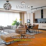 Terracier 155m² + 90m² terasë - Marigona Hill