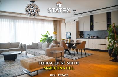 Terracier 155m² + 90m² terasë - Marigona Hill