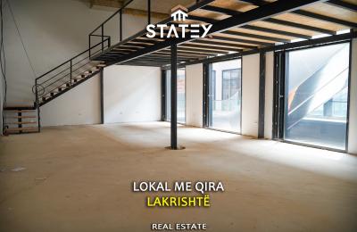 Lokal 90m²+50m² me Qira - Lakrishtë