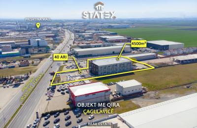Objekt me Qira 4500m² - Magjistrale Prishtine - Ferizaj